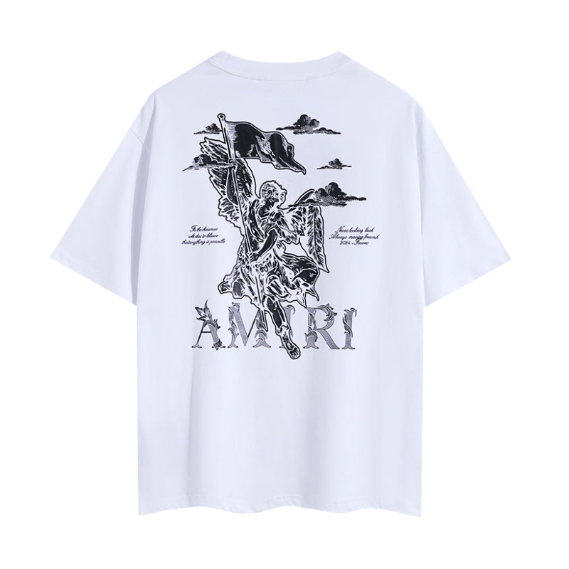 White Amiri Angel T Shirt