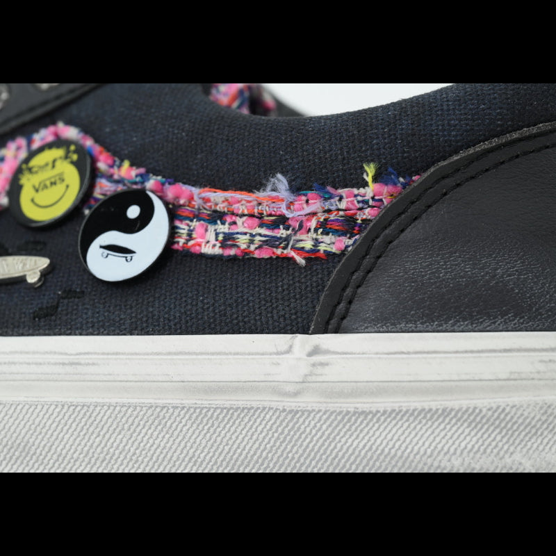Sat0shi N4kam0to x V4ns Limited Edition Sneakers featuring a bold design and classic skate heritage.