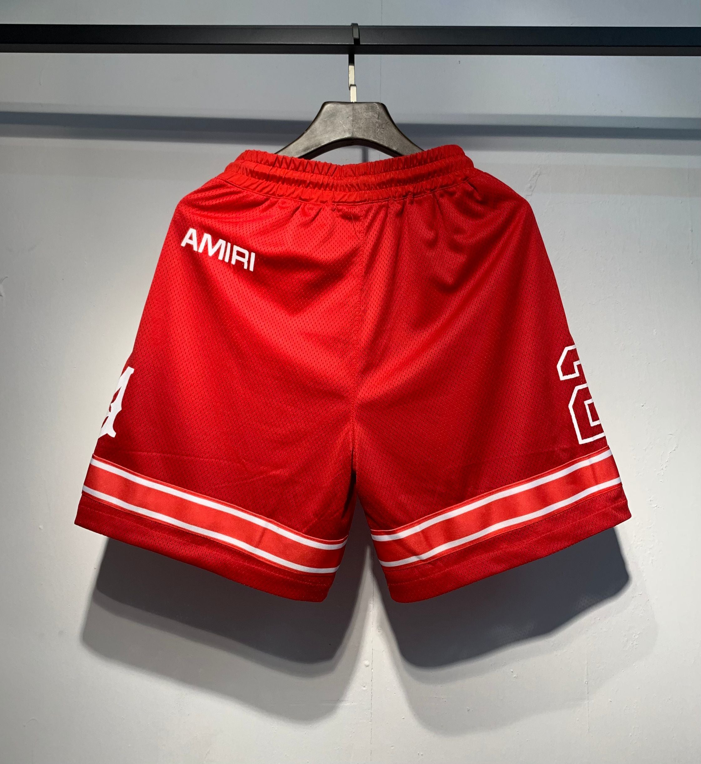 Red Amiri Mesh Shorts