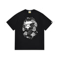 Bape black monochrome T-shirt