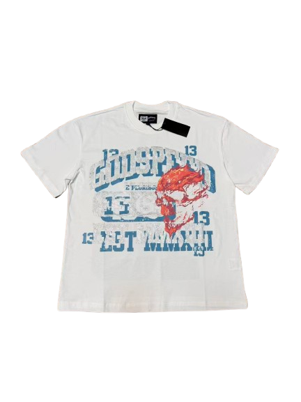 White Godspeed 13 T-shirt