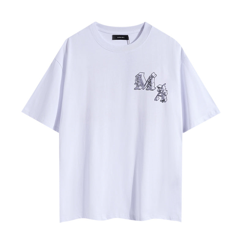 White Amiri Angel T Shirt