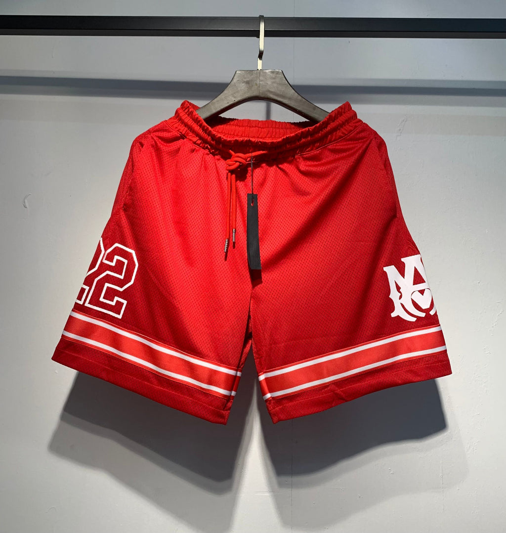 Red Amiri Mesh Shorts