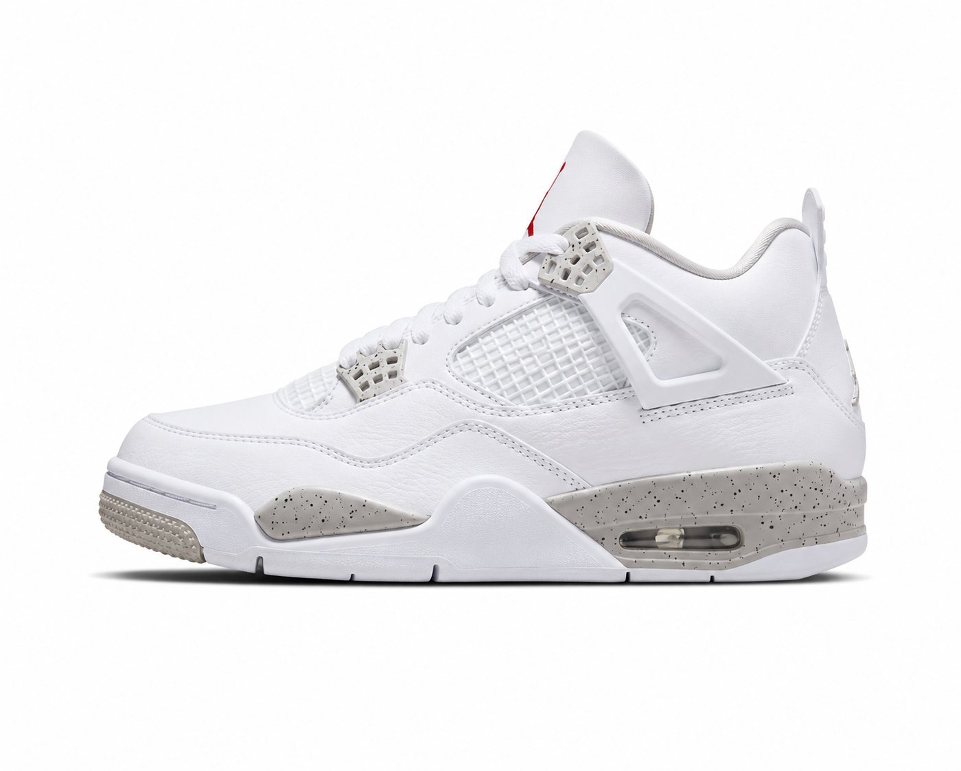 White Jordan 4 Retros